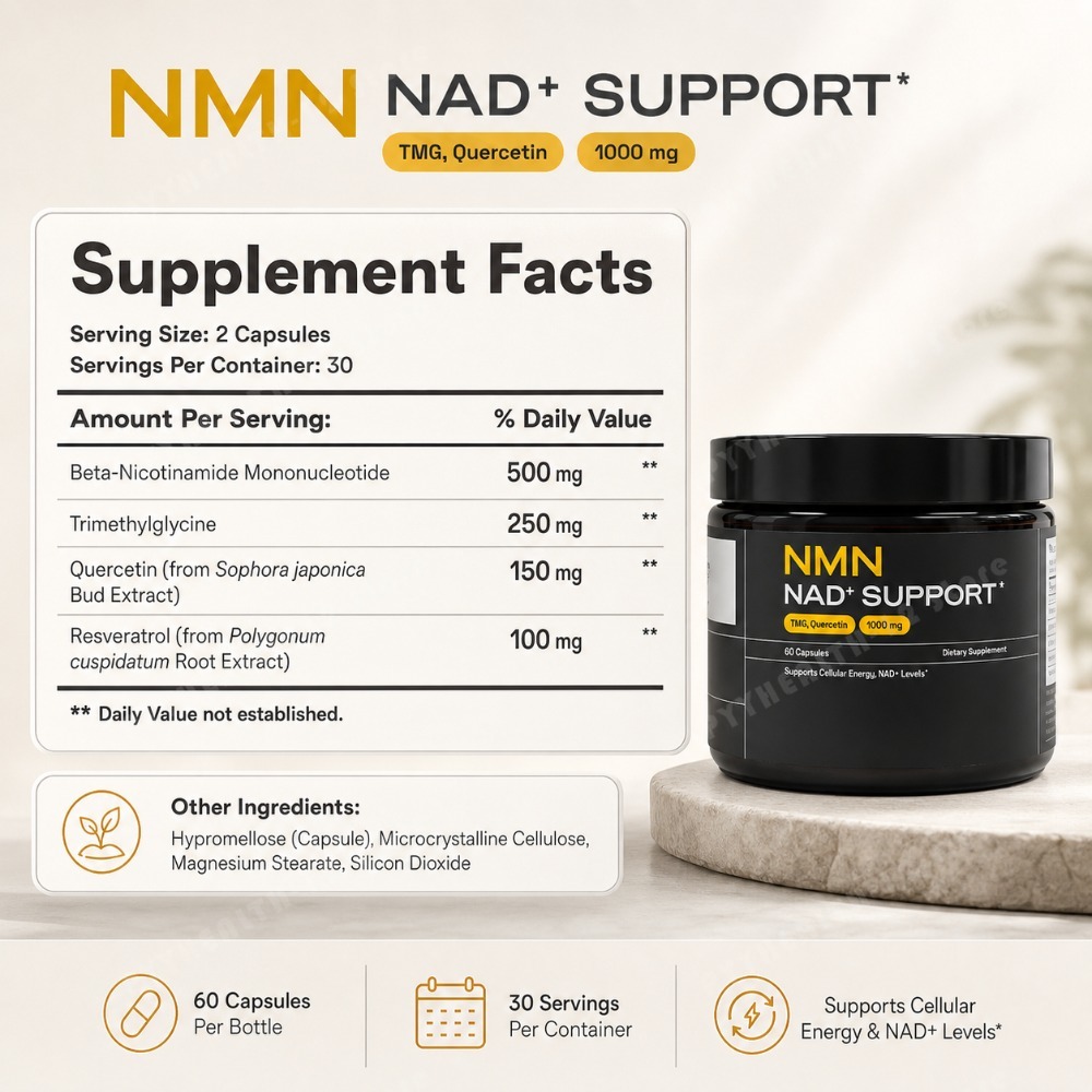 Capsule di Supporto NMN NAD+ 1 - Wellness Quercetin recensione e prezzo