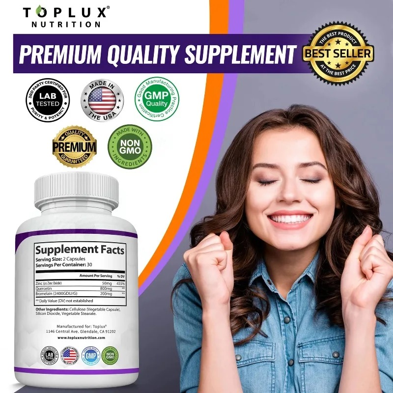Capsule di Quercetina e Bromel - Wellness Quercetin recensione e prezzo