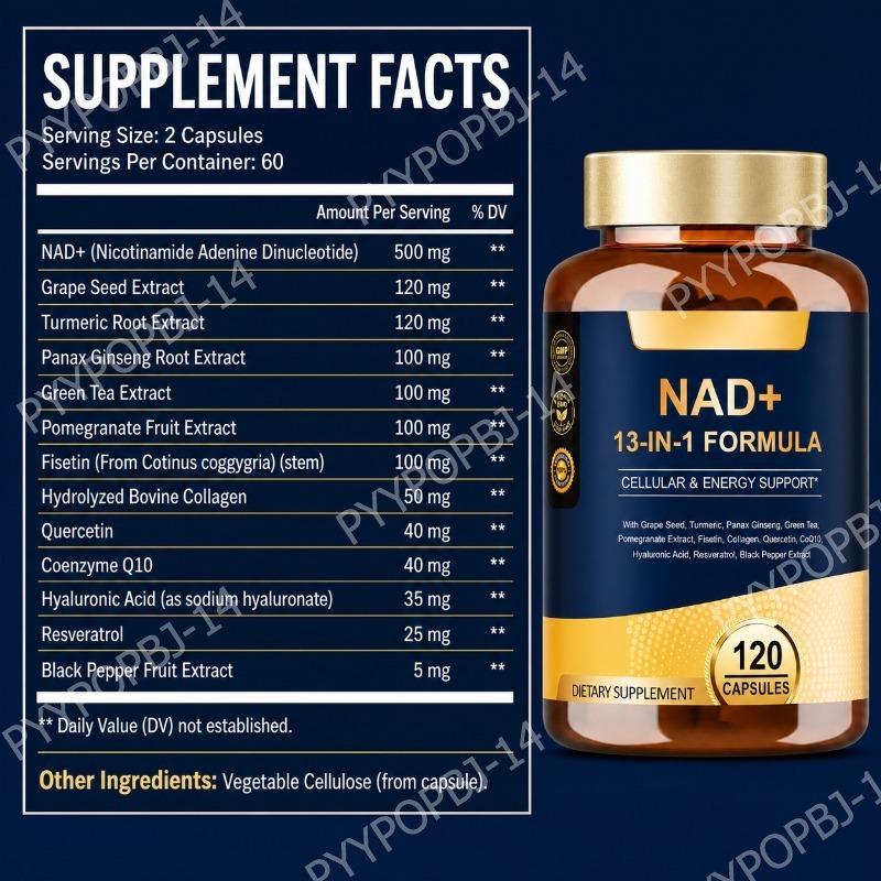 Capsule NAD+ 500mg 13-in-1 con - Wellness Quercetin recensione e prezzo