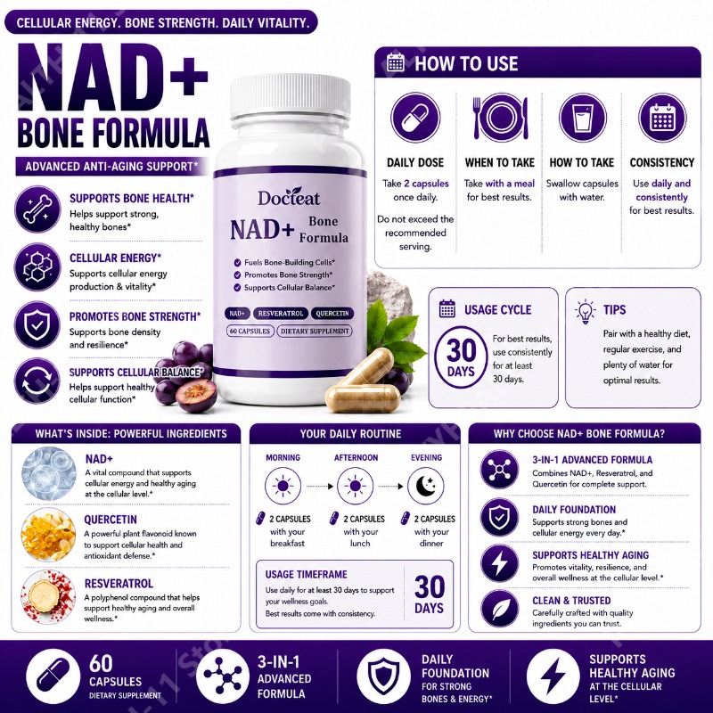 Capsule Docteat NAD+ con Resve - Wellness Quercetin recensione e prezzo